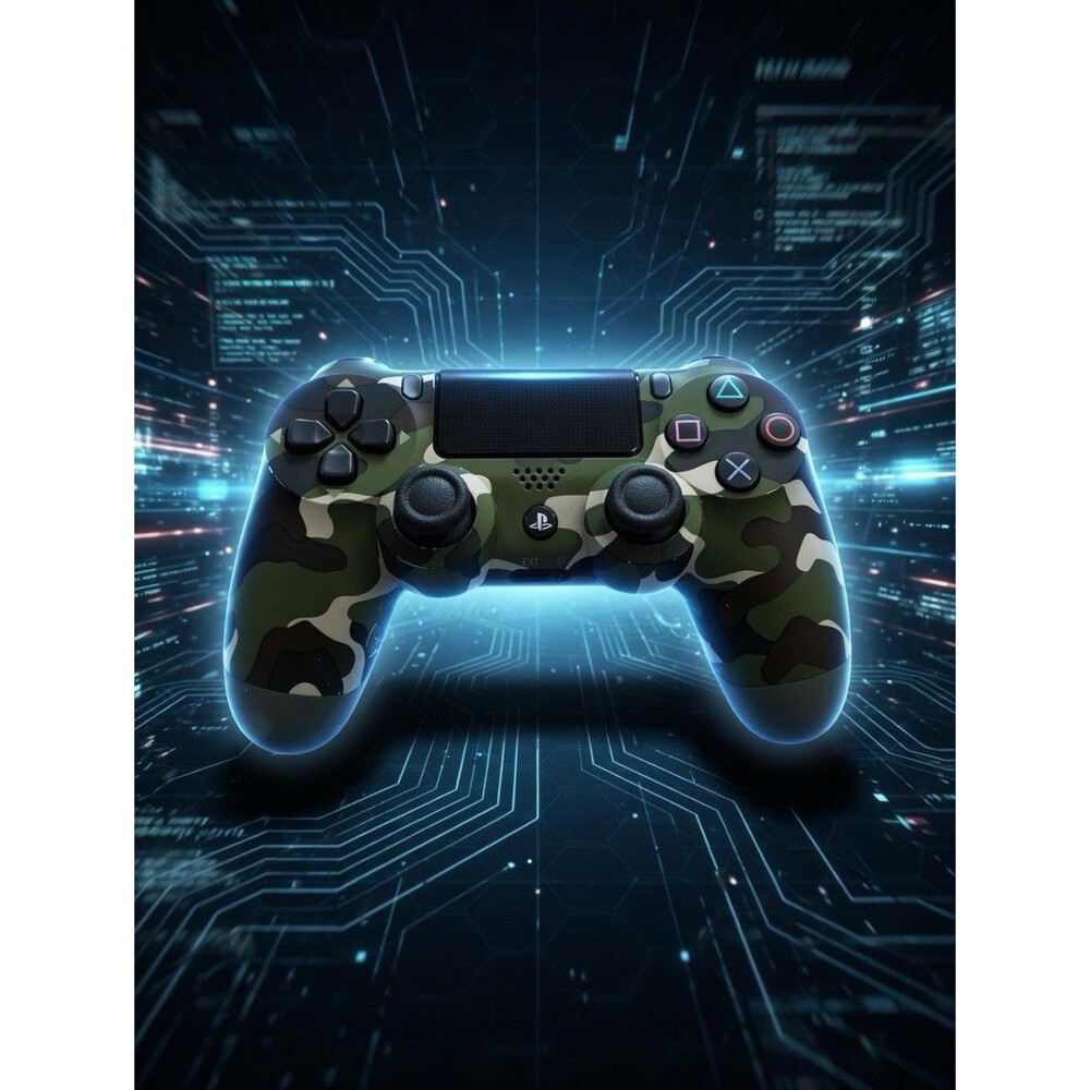 Sony Playstation 4 Dualshock Wireless Controller PS4 - Green Camo
